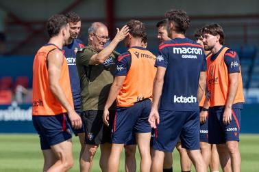 Fotos del entrenamiento de Osasuna de este lunes