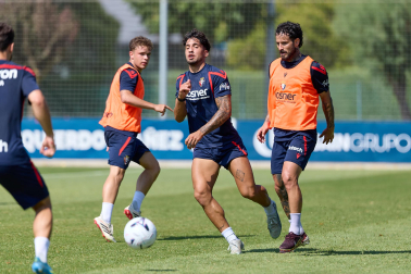 Fotos del entrenamiento de Osasuna de este lunes