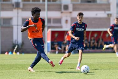 Fotos del entrenamiento de Osasuna de este lunes