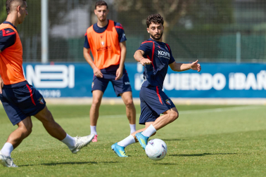 Fotos del entrenamiento de Osasuna de este lunes