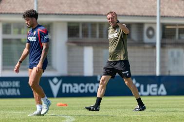 Fotos del entrenamiento de Osasuna de este lunes