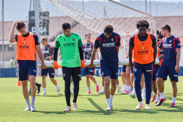 Fotos del entrenamiento de Osasuna de este lunes