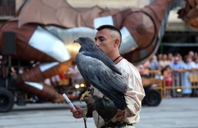 Fotos del pregón inaugural de la Semana Medieval de Estella