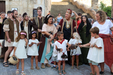 Fotos del pregón inaugural de la Semana Medieval de Estella
