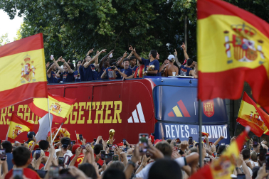 Fotos de la celebración y la rúa de los campeones del mundo