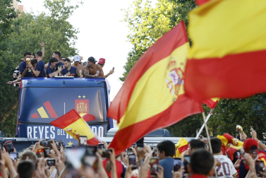 Fotos de la celebración y la rúa de los campeones del mundo