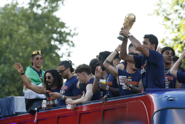 Fotos de la celebración y la rúa de los campeones del mundo