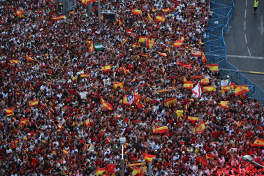 Fotos de la celebración y la rúa de los campeones del mundo