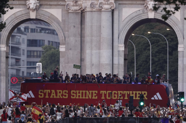 Fotos de la celebración y la rúa de los campeones del mundo