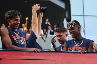 Fotos de la celebración y la rúa de los campeones del mundo
