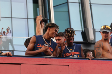 Fotos de la celebración y la rúa de los campeones del mundo