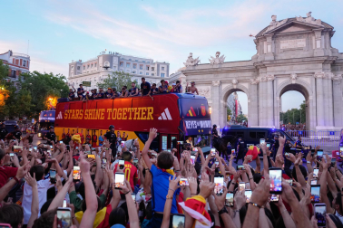 Fotos de la celebración y la rúa de los campeones del mundo