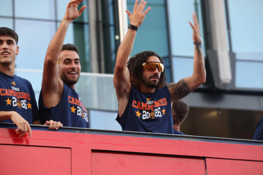 Fotos de la celebración y la rúa de los campeones del mundo