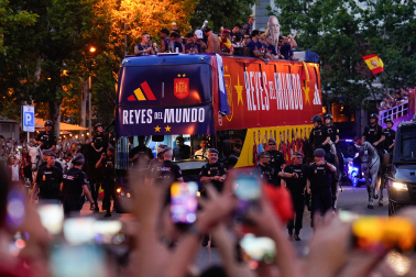 Fotos de la celebración y la rúa de los campeones del mundo