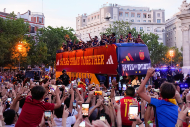Fotos de la celebración y la rúa de los campeones del mundo