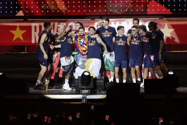 Fotos de la celebración y la rúa de los campeones del mundo