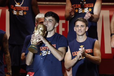 Fotos de la celebración y la rúa de los campeones del mundo