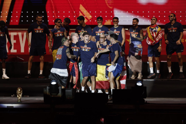 Fotos de la celebración y la rúa de los campeones del mundo