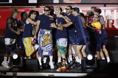 Fotos de la celebración y la rúa de los campeones del mundo