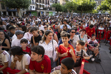 Fotos del recibimiento a Mikel Merino y Javier López Vallejo en el Palacio de Navarra