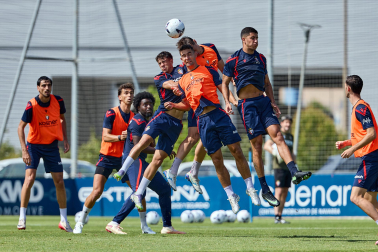 Fotos del entrenamiento de Osasuna de este miércoles