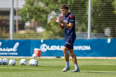 Fotos del entrenamiento de Osasuna de este miércoles
