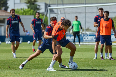 Fotos del entrenamiento de Osasuna de este miércoles