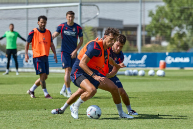 Fotos del entrenamiento de Osasuna de este miércoles