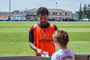 Fotos del entrenamiento de Osasuna de este miércoles