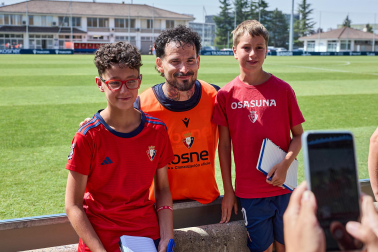 Fotos del entrenamiento de Osasuna de este miércoles
