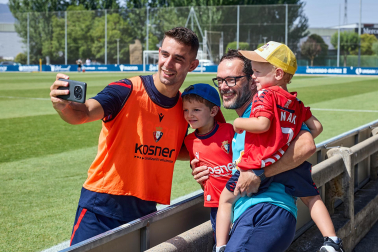 Fotos del entrenamiento de Osasuna de este miércoles