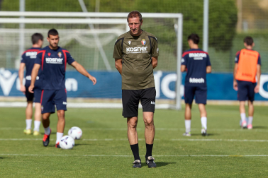 Fotos del entrenamiento de Osasuna de este miércoles