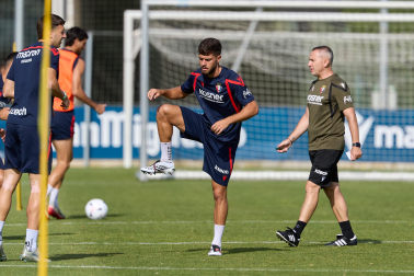 Fotos del entrenamiento de Osasuna de este miércoles