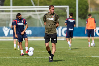 Fotos del entrenamiento de Osasuna de este miércoles