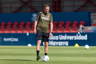 Fotos del entrenamiento de Osasuna de este miércoles