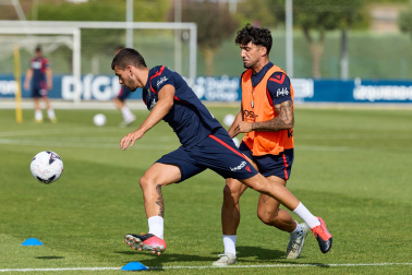 Fotos del entrenamiento de Osasuna de este miércoles