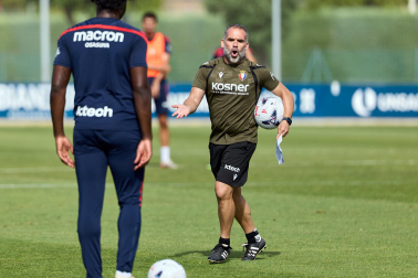 Fotos del entrenamiento de Osasuna de este miércoles