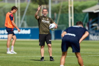 Fotos del entrenamiento de Osasuna de este miércoles