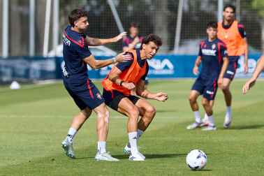 Fotos del entrenamiento de Osasuna de este miércoles