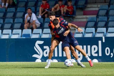 Fotos del entrenamiento de Osasuna de este miércoles