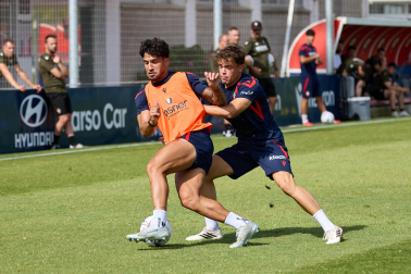 Fotos del entrenamiento de Osasuna de este miércoles