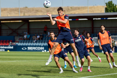 Fotos del entrenamiento de Osasuna de este miércoles