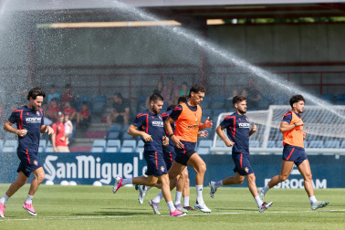 Fotos del entrenamiento de Osasuna de este miércoles