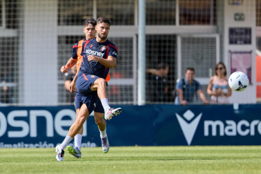 Fotos del entrenamiento de Osasuna de este miércoles