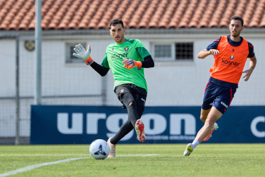 Fotos del entrenamiento de Osasuna de este miércoles