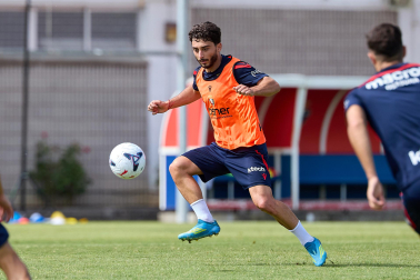 Fotos del entrenamiento de Osasuna de este miércoles