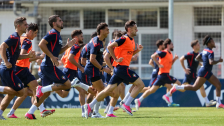 Fotos del entrenamiento de Osasuna de este miércoles