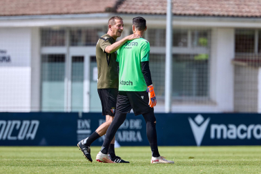 Fotos del entrenamiento de Osasuna de este miércoles