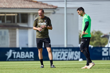 Fotos del entrenamiento de Osasuna de este miércoles