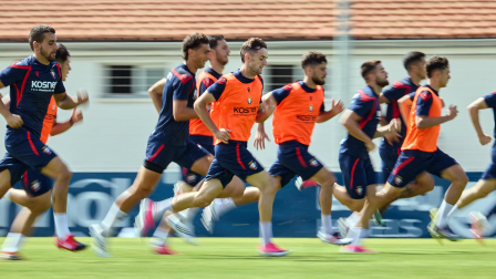 Fotos del entrenamiento de Osasuna de este miércoles